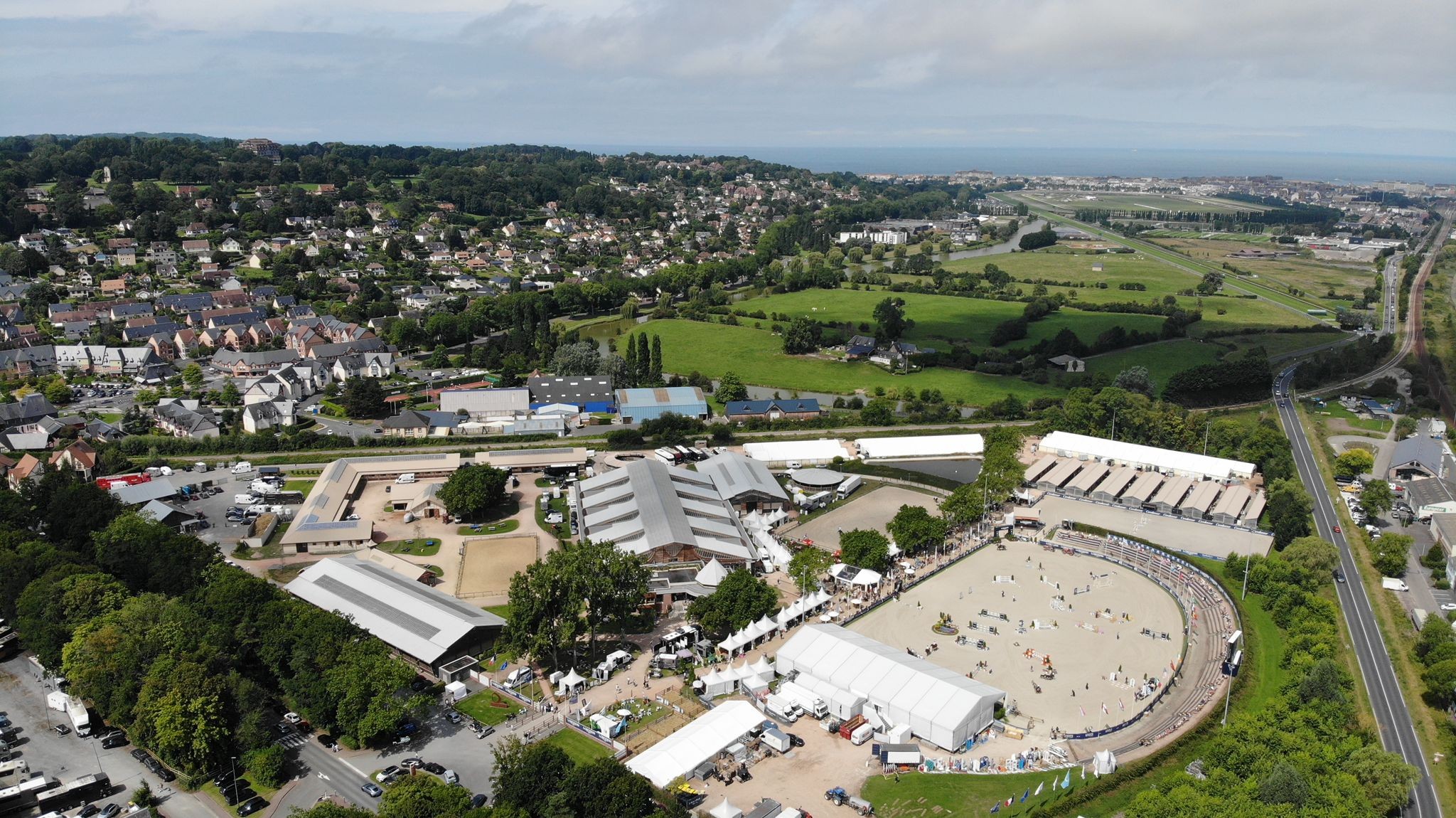 Les installations du Pôle International du Cheval Longines Deauville